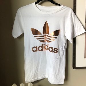 Urban Outfitters/ Adidas rose Gold tee shirt